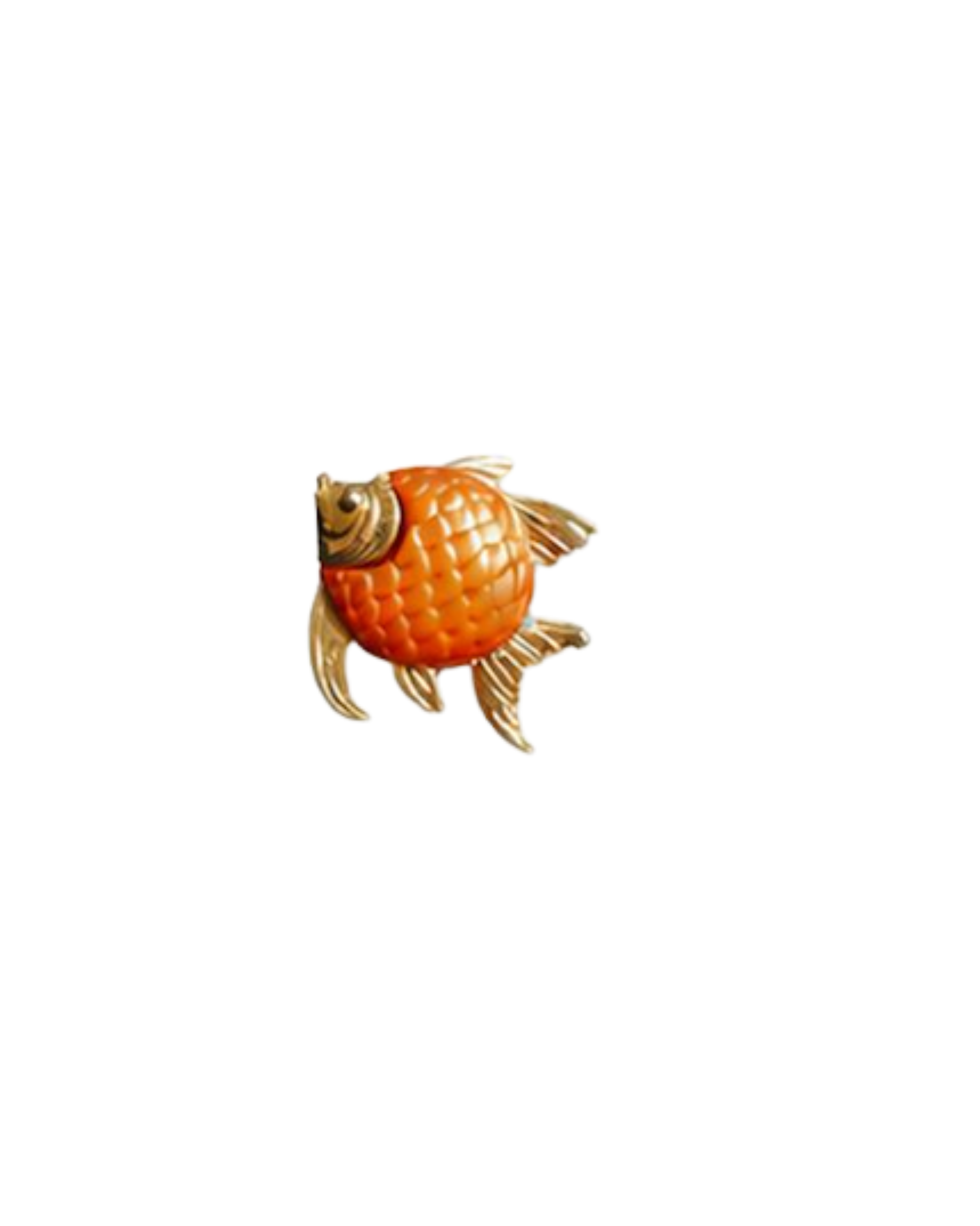 Gold fish pendant