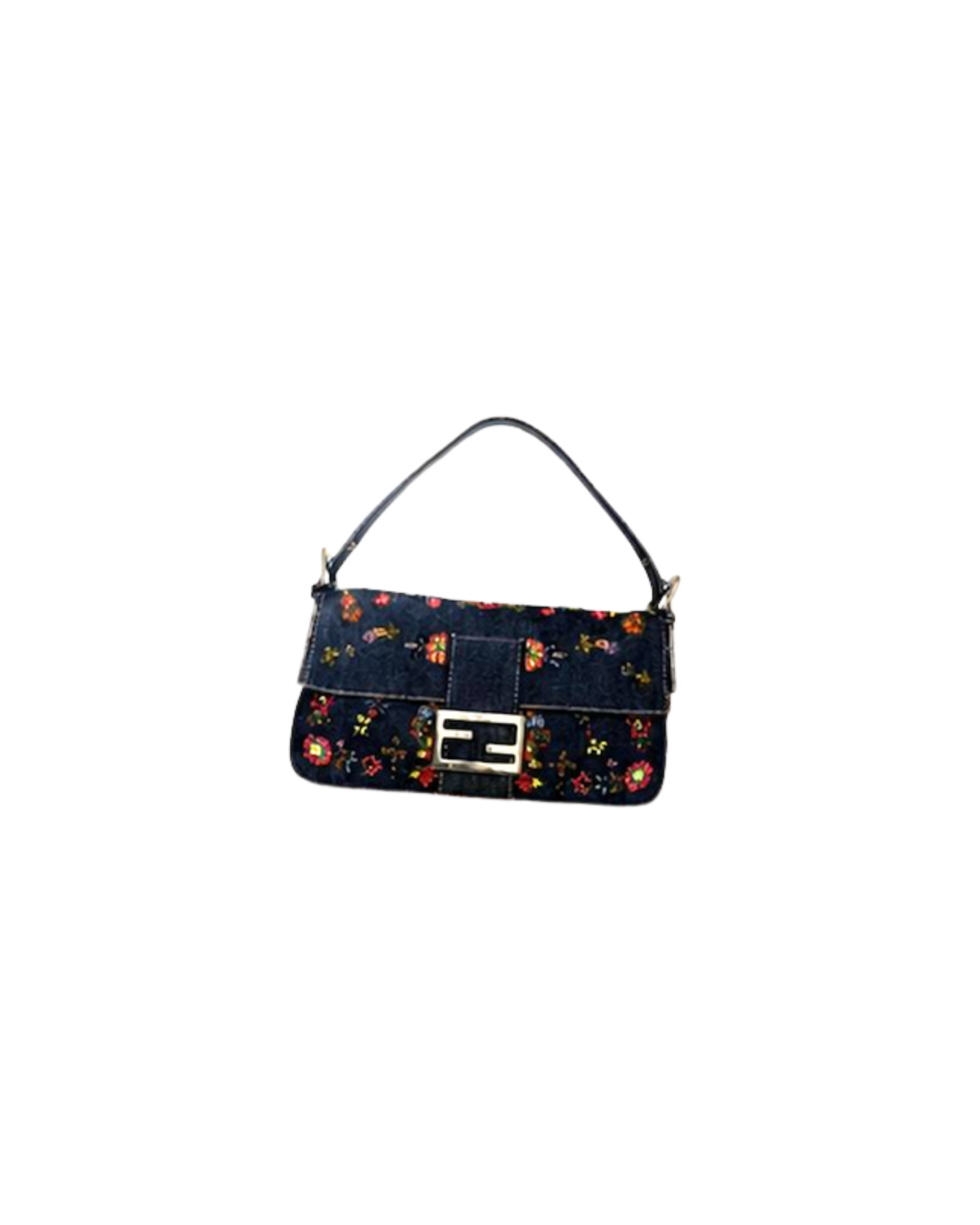 Floral Fendi baguette