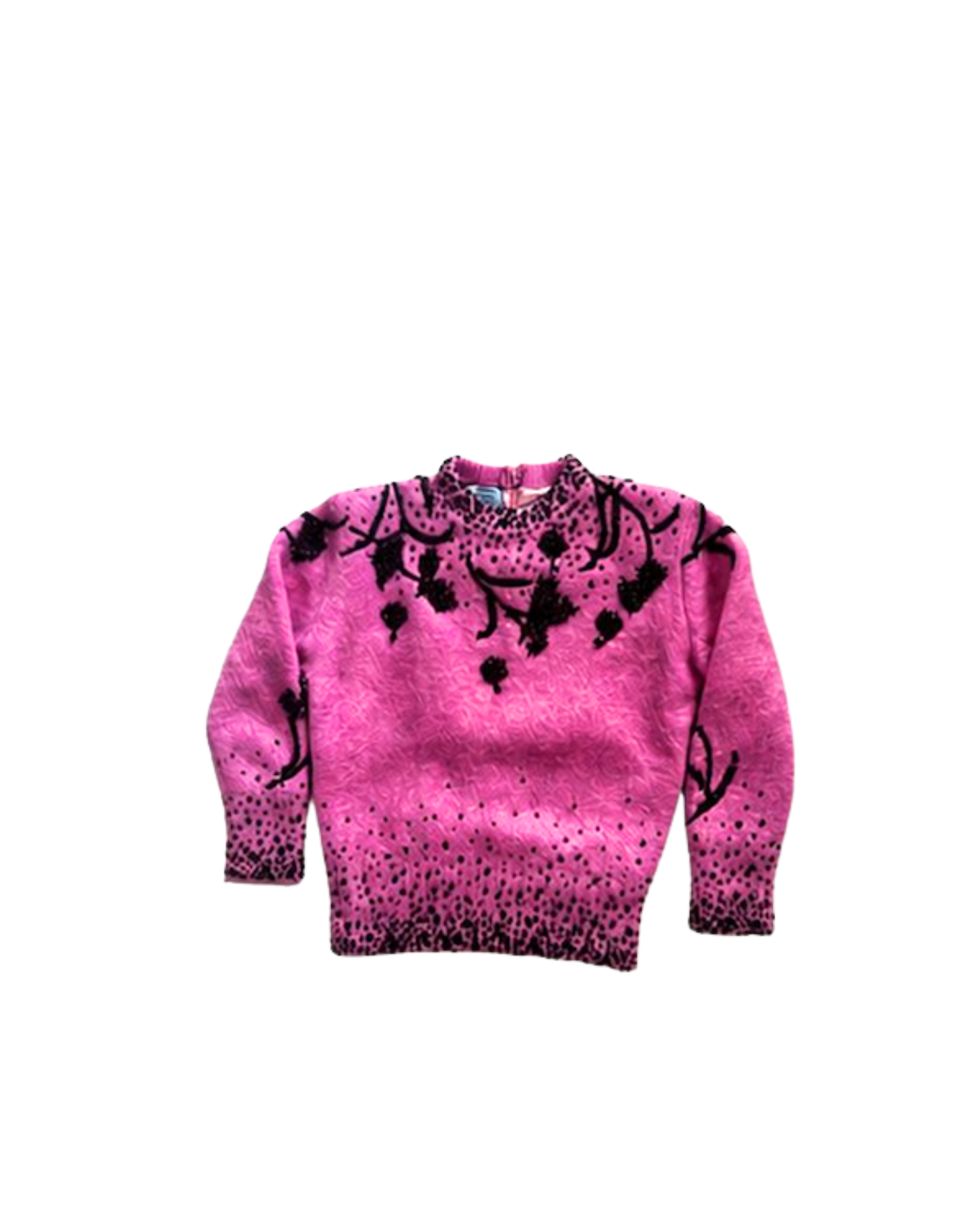 Pink knit sweater